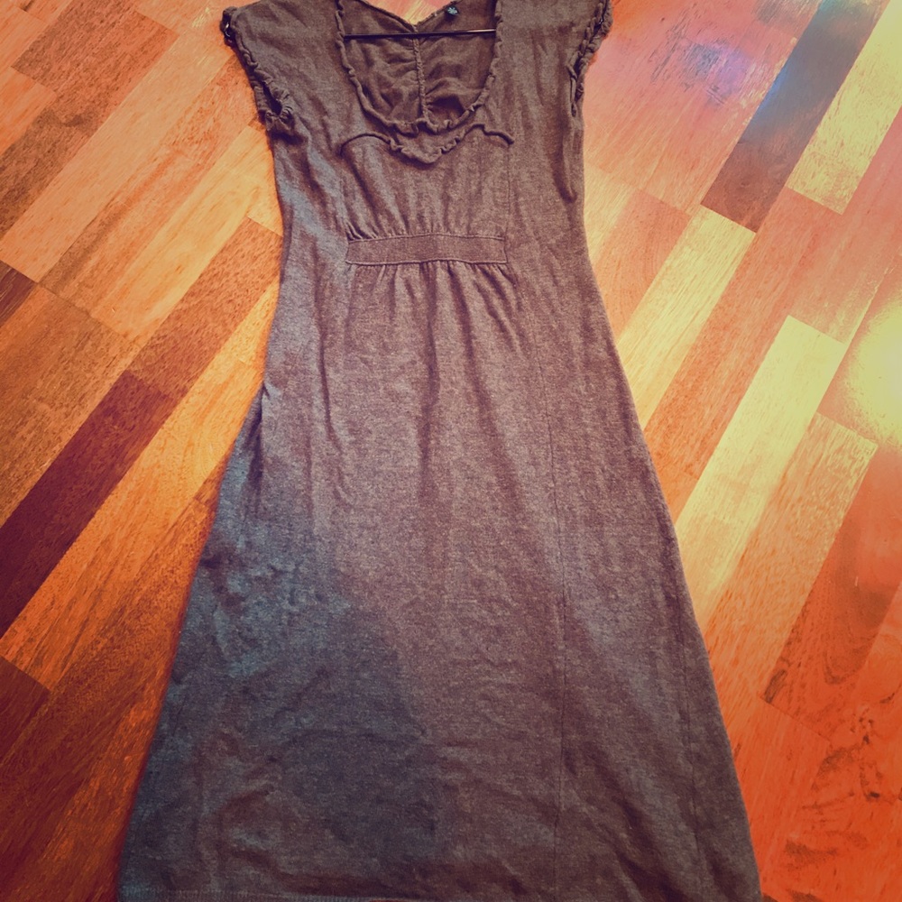 Anthropologie sweater dress, brown.  Size Small.